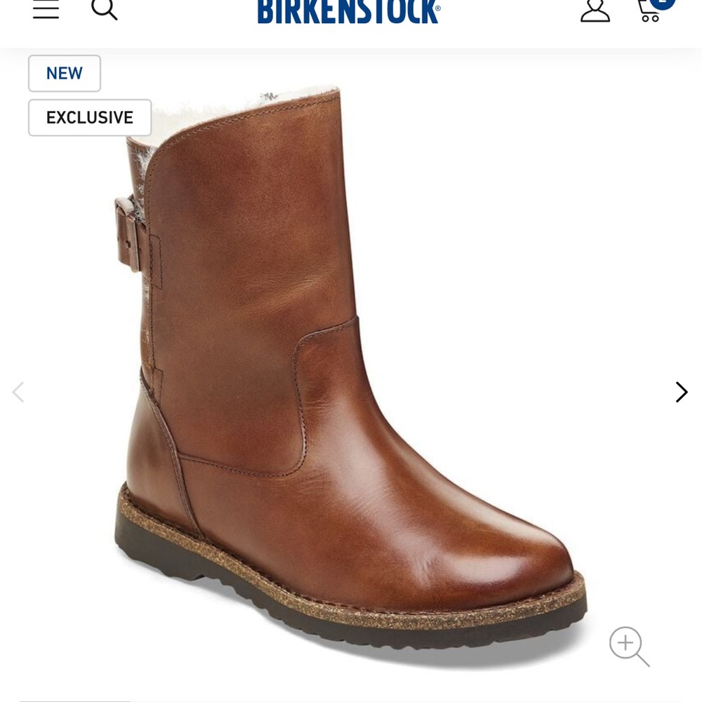 Birkenstock Brown Leather Boots